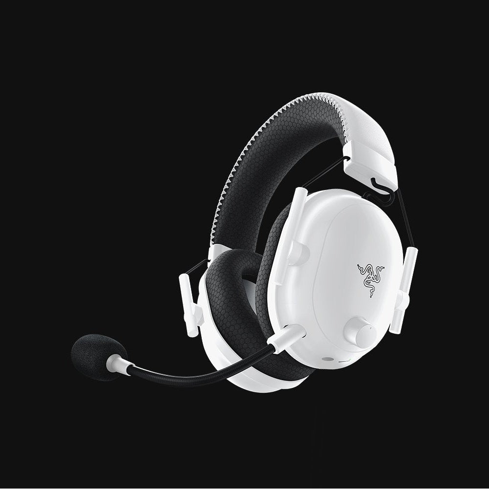 Razer Gaming Headset Wired BlackShark V2 Pro with Boom Mic Hyperclear Passive Noise Cancelling - White Razer 