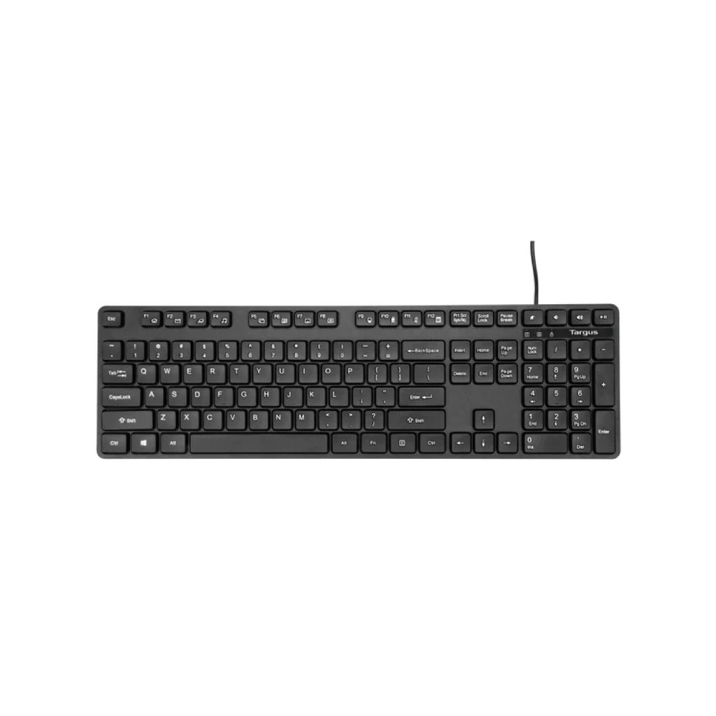 Targus Keyboard Wired Full Size 108 Keys PC/Mac - Black Targus 