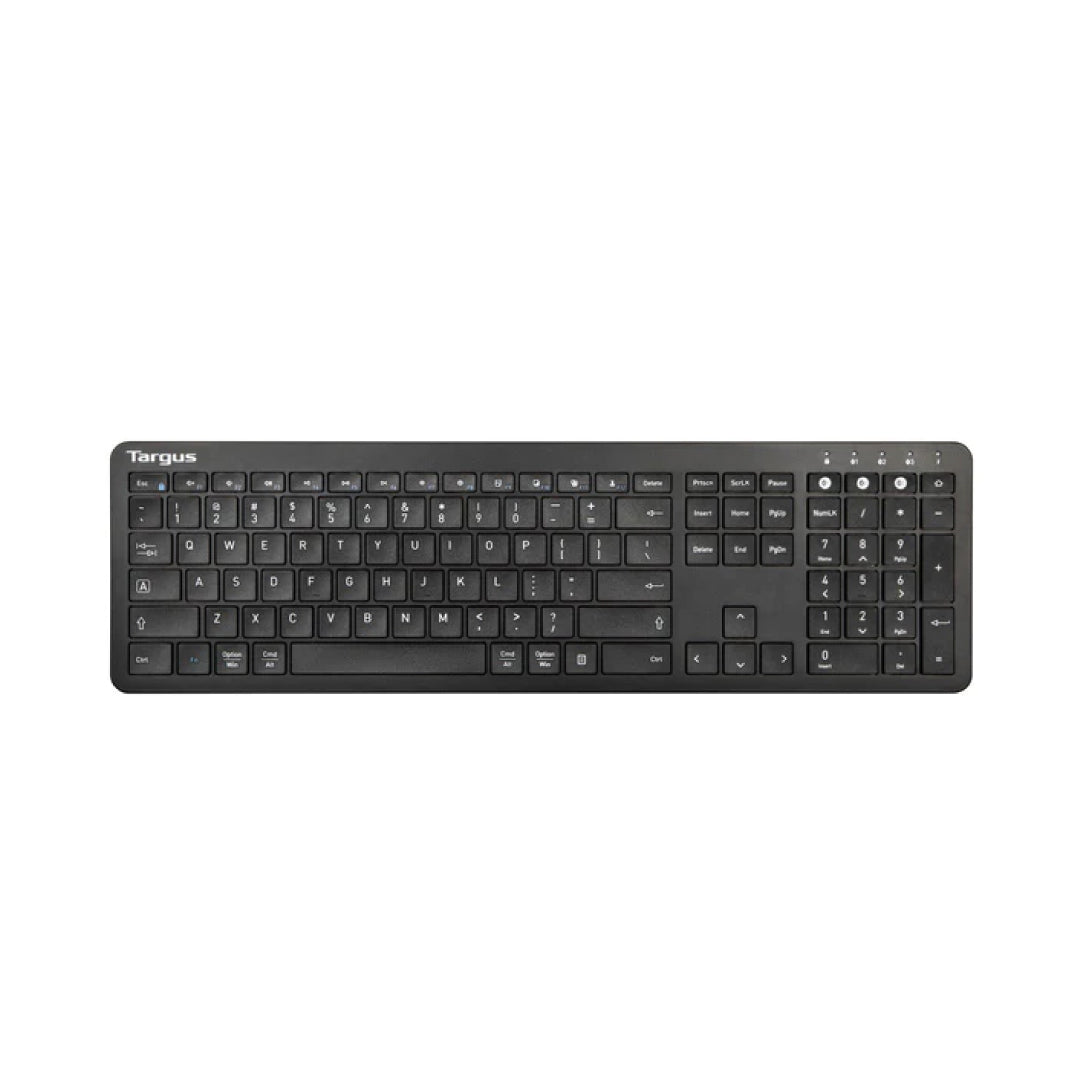 Targus Keyboard Bluetooth Antimicrobial Full Size Multi-Device 104 Keys PC/Mac/Android/Chrome - Black Targus 