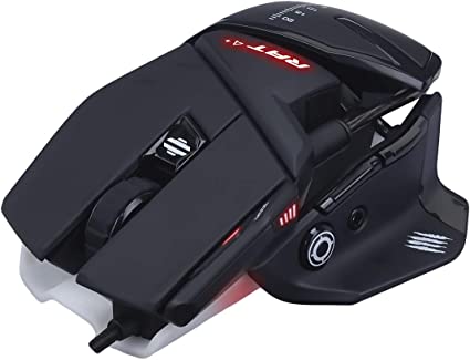 The Authentic R.A.T. 4+ Optical Gaming Mouse-Black MAD CATZ 