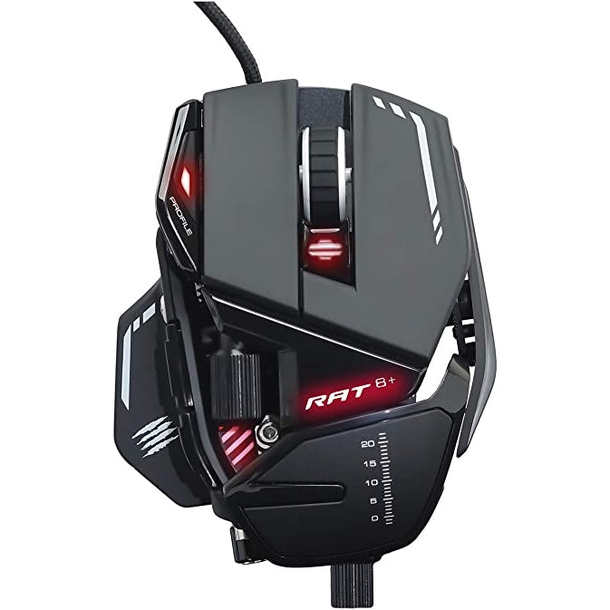 The Authentic R.A.T. 8+ Optical Gaming Mouse-Black MAD CATZ 