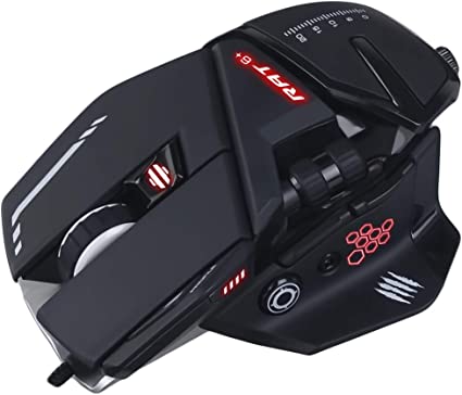 The Authentic R.A.T. 6+ Optical Gaming Mouse-Black MAD CATZ 