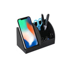 Soho Desk Organizer And Wireless Phone Charger by VistaShops Desk Organizers