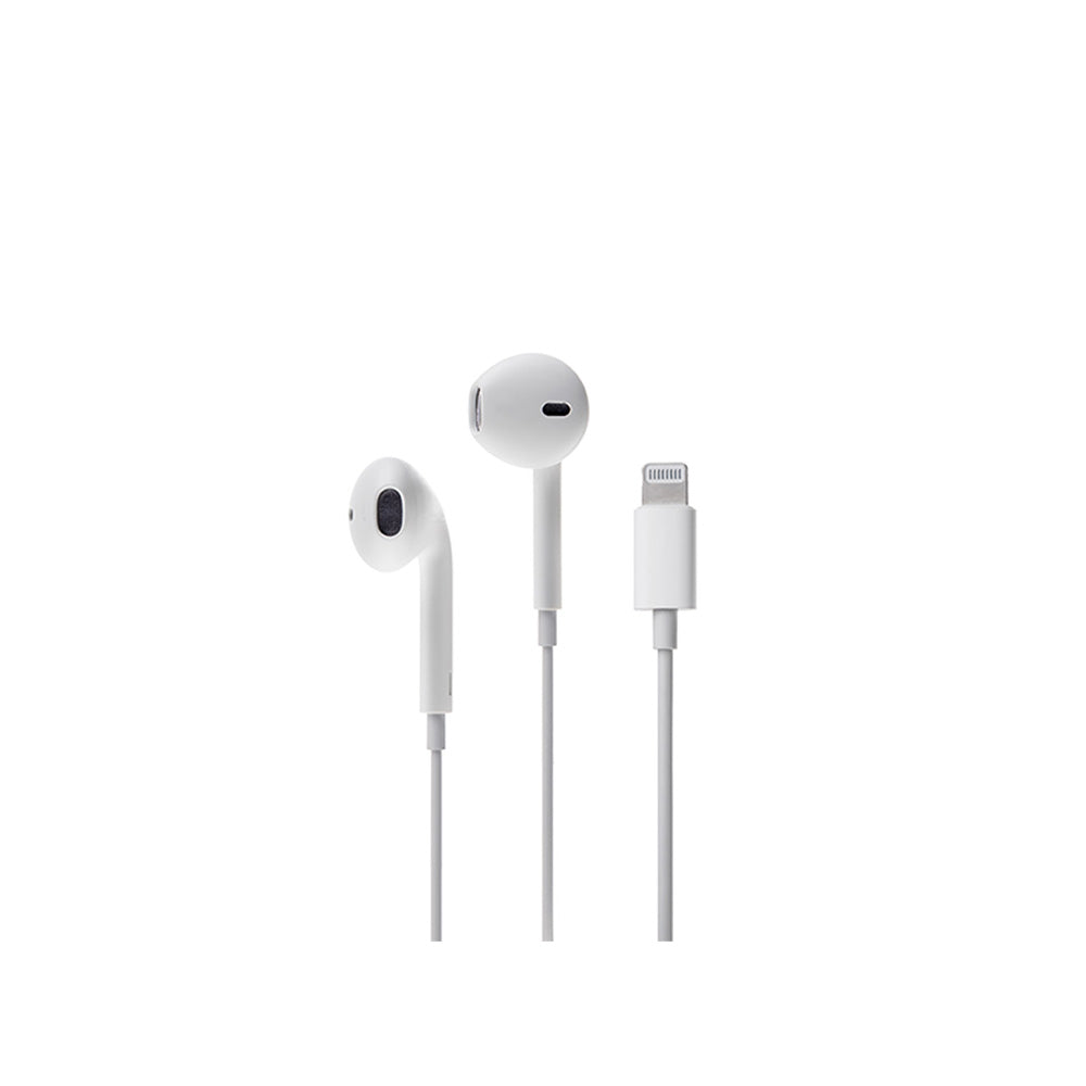 Classic Fit Earbuds Lightning - Matte WH iStore 