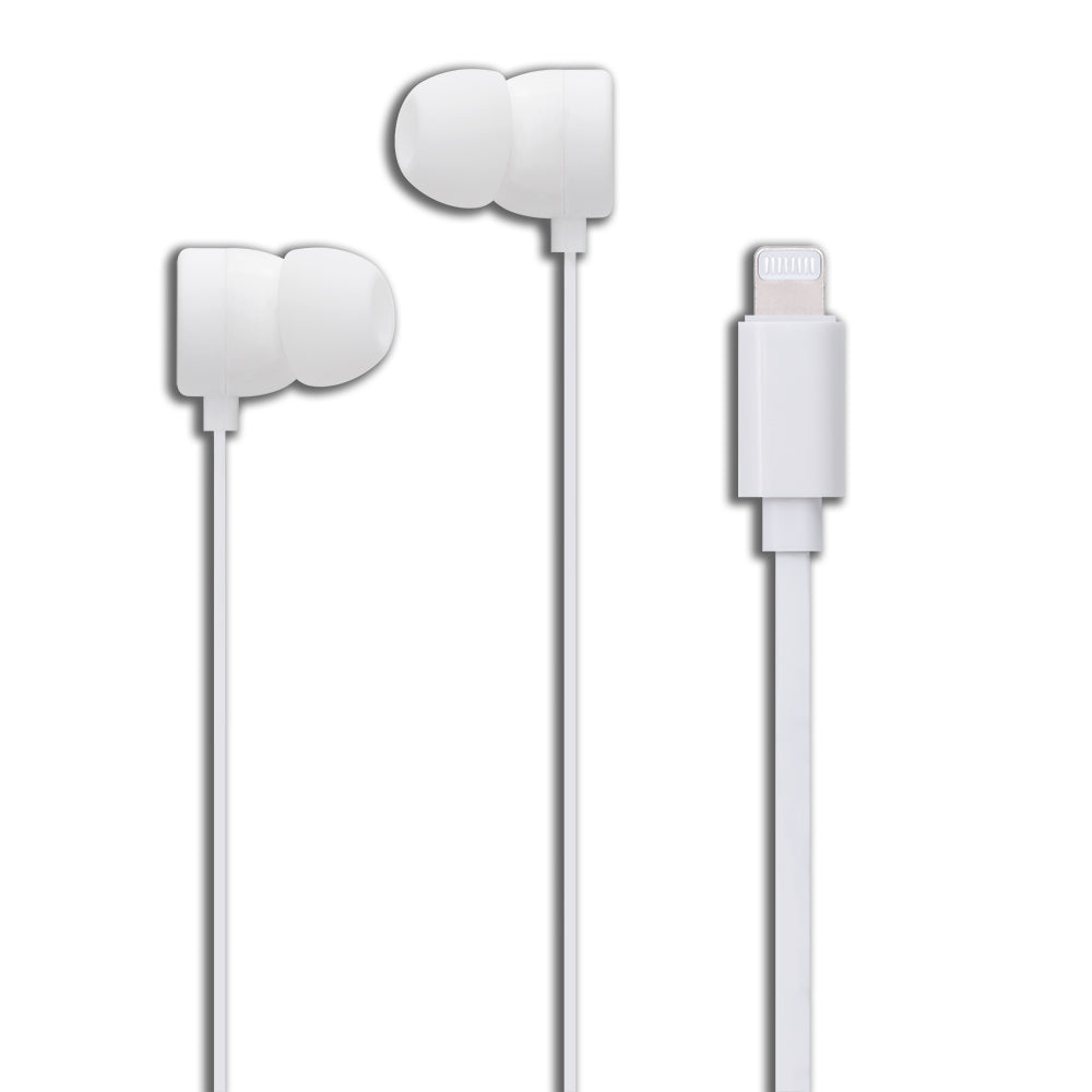 Comfort Fit Earbuds Lightning - White iStore 