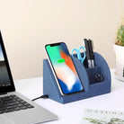 Soho Desk Organizer And Wireless Phone Charger by VistaShops Desk Organizers