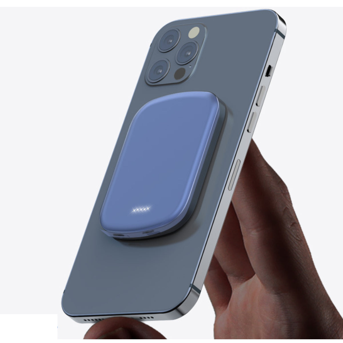 Chargomate Magnetic Portable Wireless Charger And Power Bank For Apple And Android by VistaShops Power Adapters & Chargers