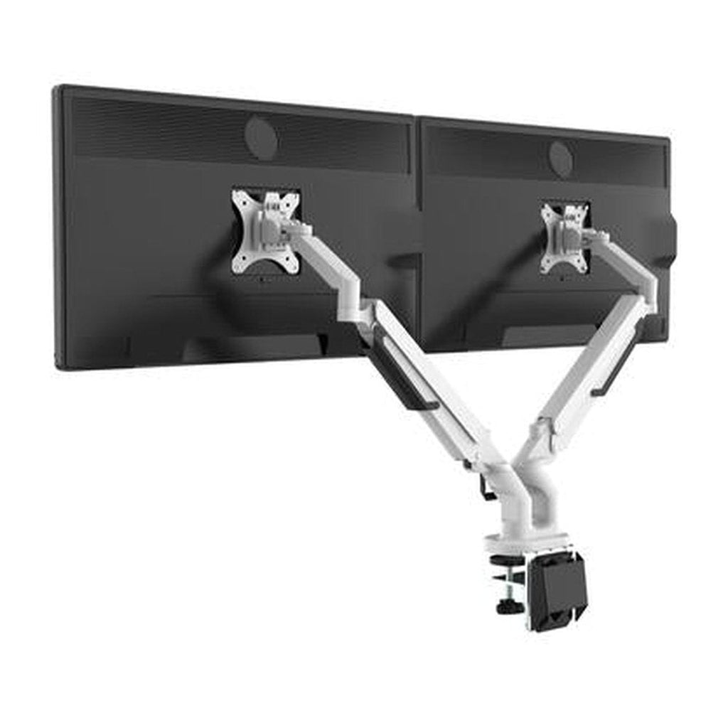 Dual-Screen Desktop Monitor Mount - Aircraft Aluminum Supports 17"-32" Office Desk Monitors by EFFYDESK EFFYDESK MONITOR ARMS