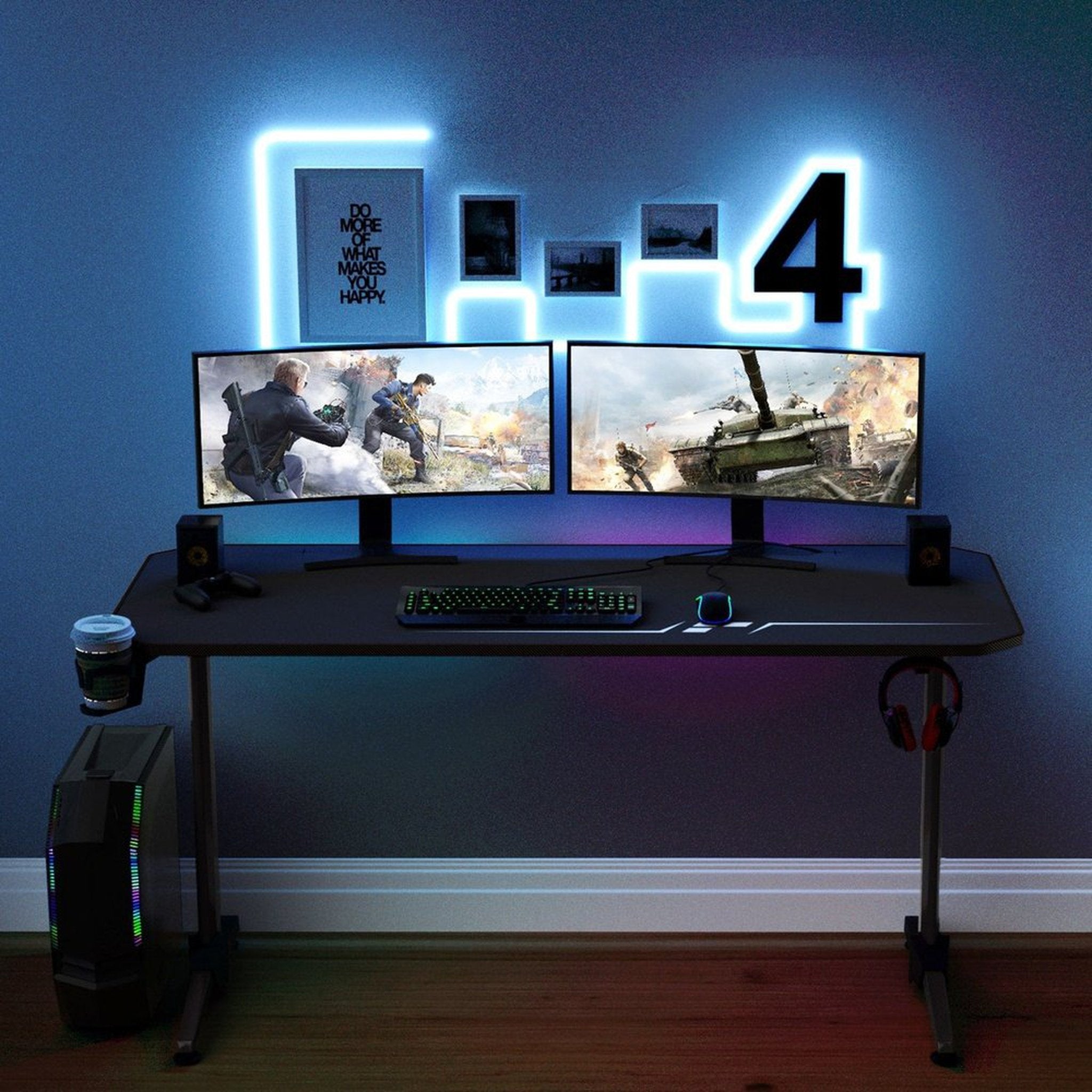 Ergopixel Terra Series Gaming Desk Black Ergopixel Gaming Desk