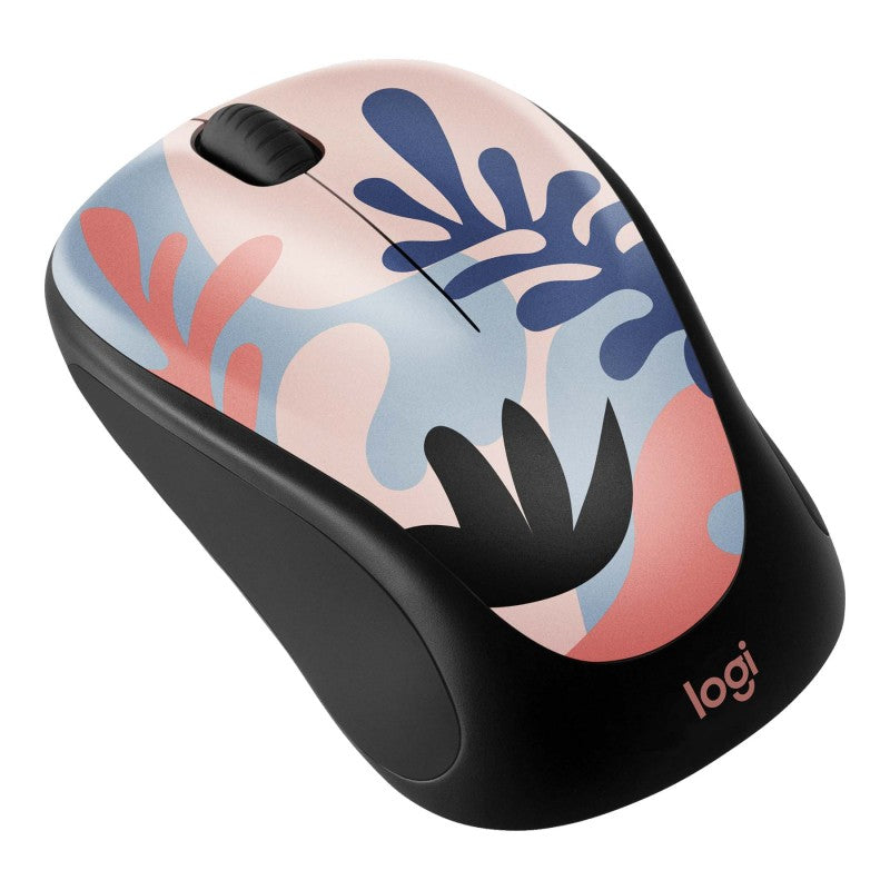 Logitech Design Collection Limited Edition Wireless Mouse - Coral Reef LOGITECH 
