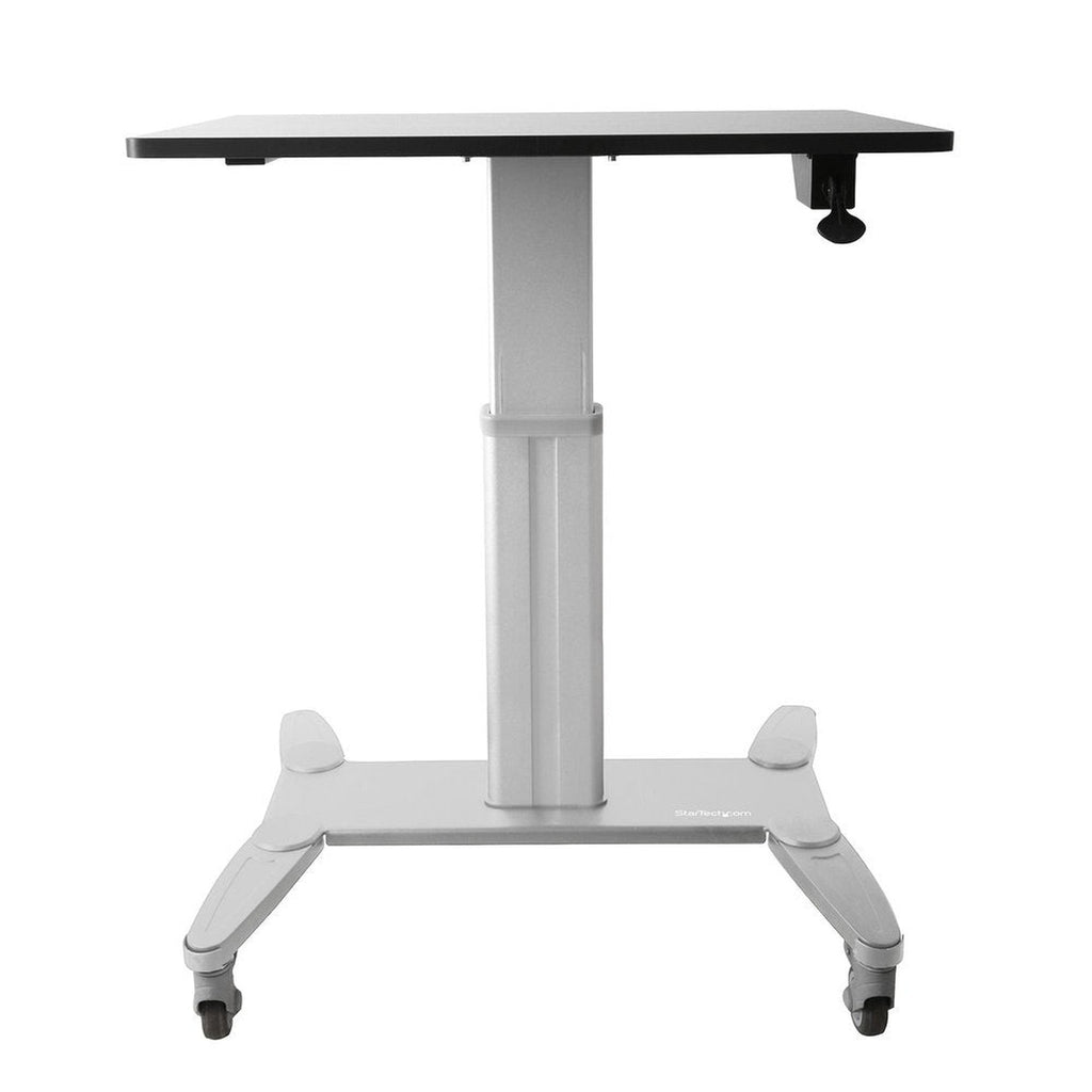 Startech Mobile Standing Desk Ergonomic Cart on Wheels with One-Touch Locking Startech Desks