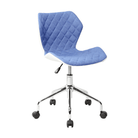 Techni Mobili Modern Height Adjustable Office Task Chair, Blue Techni Mobili Chairs