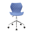 Techni Mobili Modern Height Adjustable Office Task Chair, Blue Techni Mobili Chairs