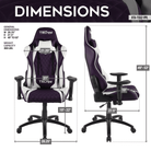 Techni Sport TS-52 Ergonomic High Back Racer Style PC Gaming Chair, Purple Techni Sport Gaming Chairs