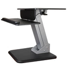 Startech Sit-to-Stand Workstation Tabletop Silver and Black Startech SIT-TO-STAND MONITOR STANDS