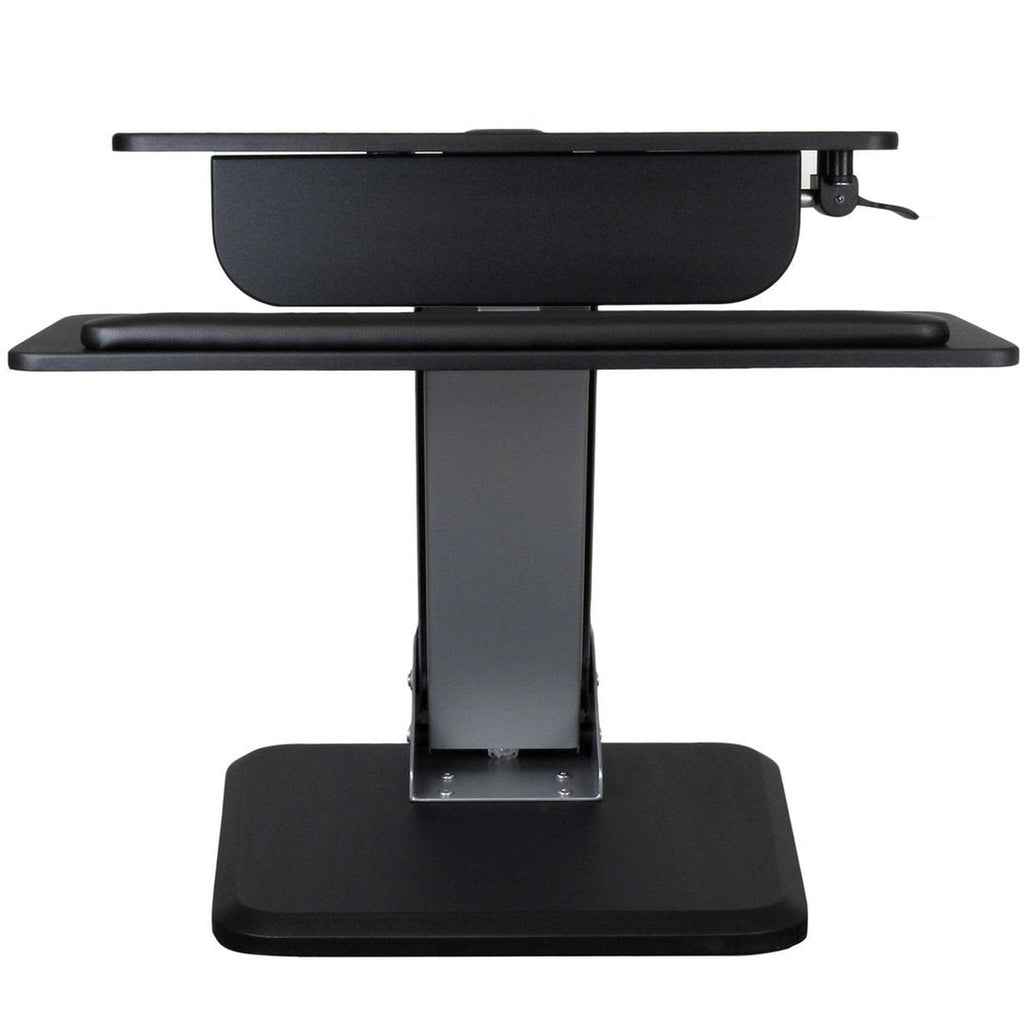 Startech Sit-to-Stand Workstation Tabletop Silver and Black Startech SIT-TO-STAND MONITOR STANDS