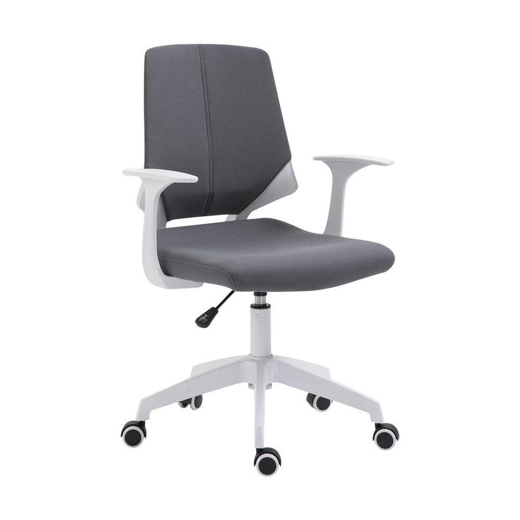 Techni Mobili Height Adjustable Mid Back Office Chair, Grey Techni Mobili Chairs