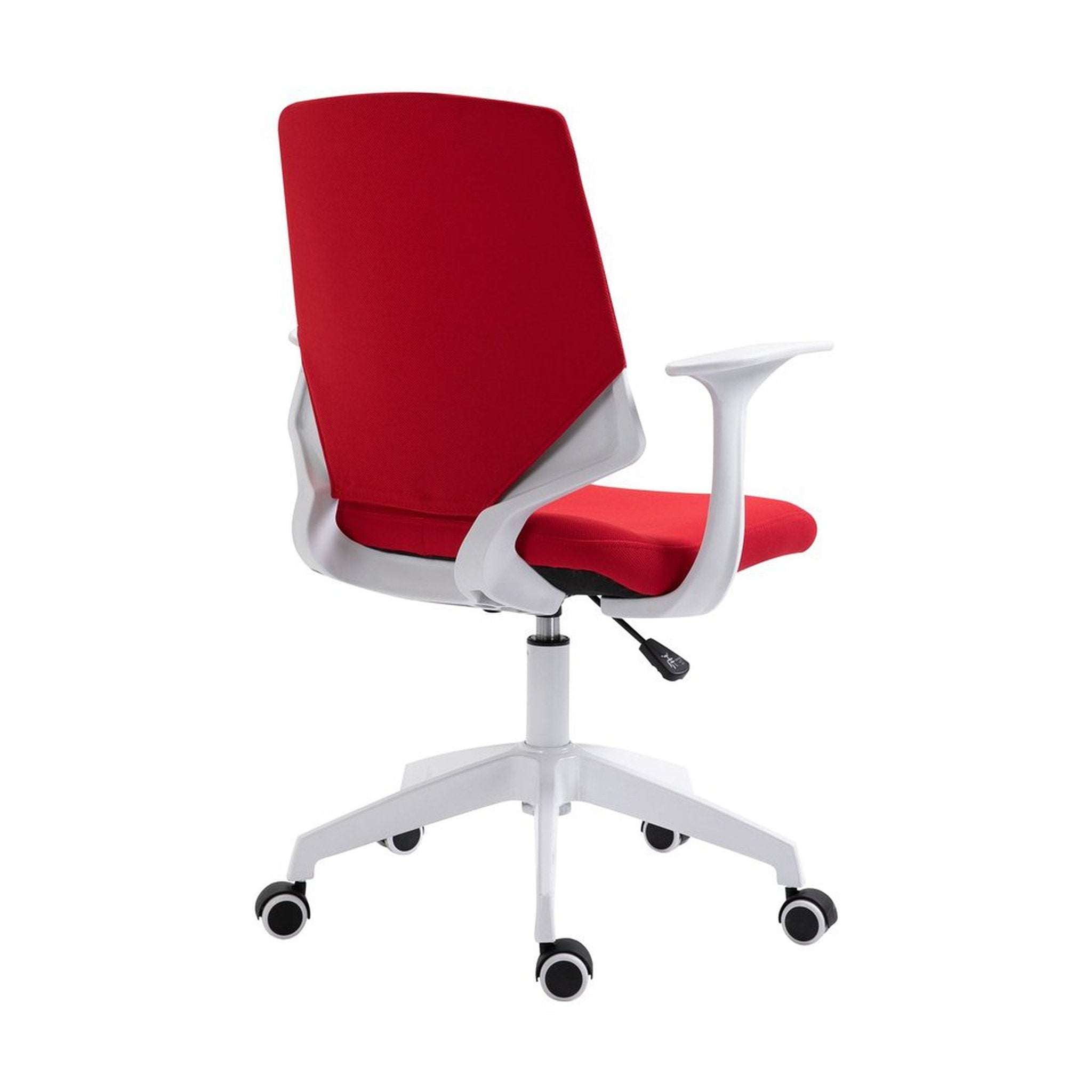 Techni Mobili Height Adjustable Mid Back Office Chair, Red Techni Mobili Chairs