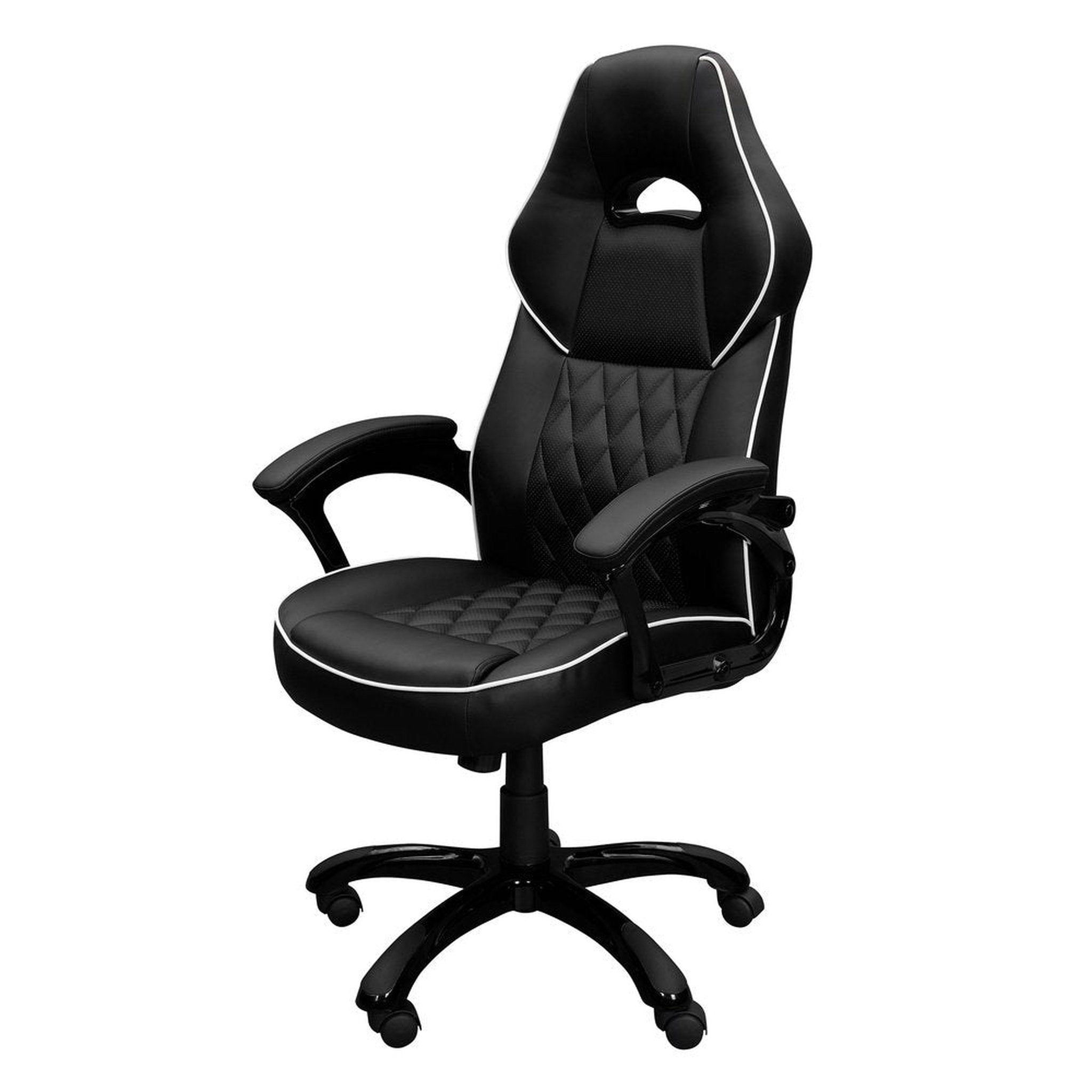 Techni Mobili High Back Executive Sport Race Office Chair, Black Techni Mobili Chairs