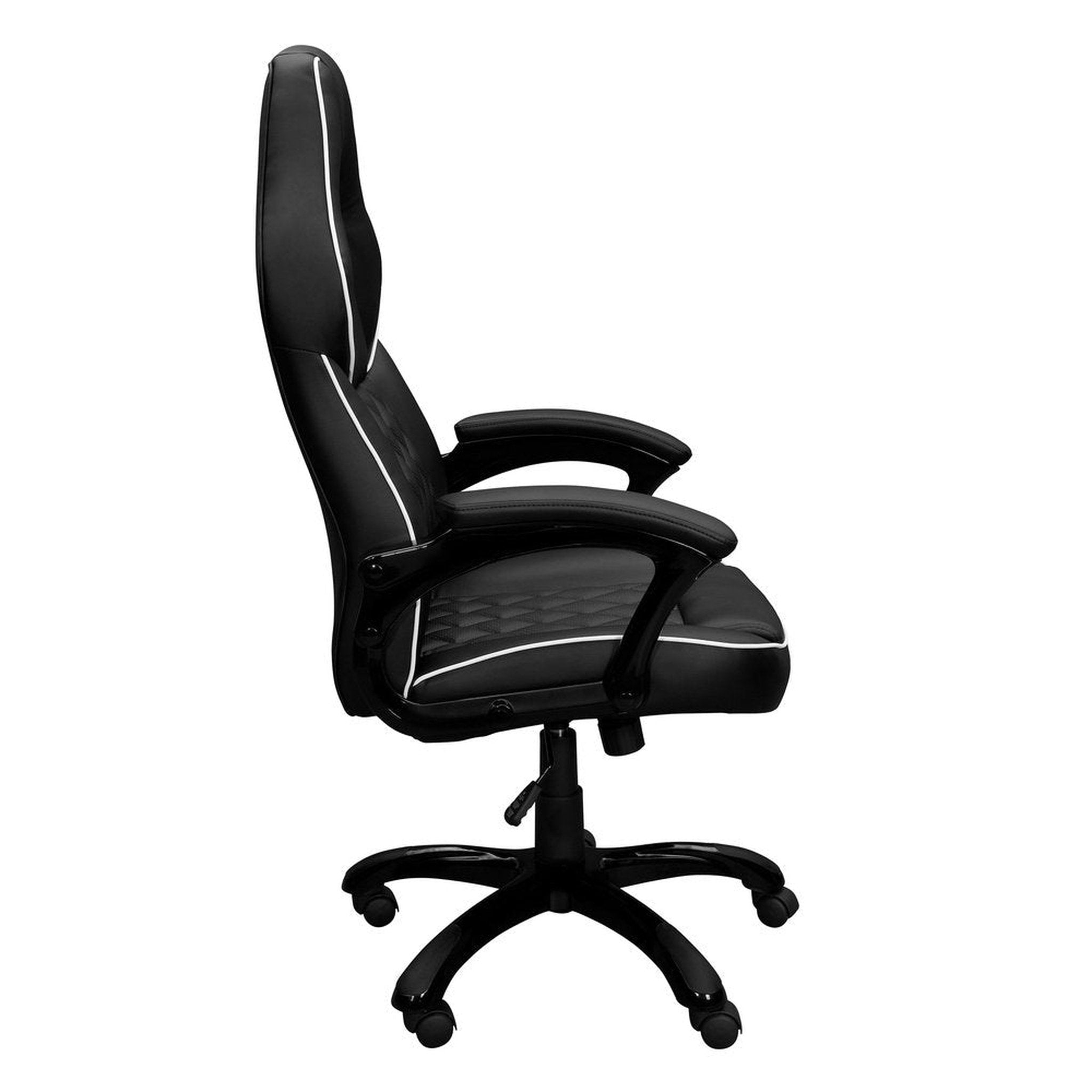 Techni Mobili High Back Executive Sport Race Office Chair, Black Techni Mobili Chairs