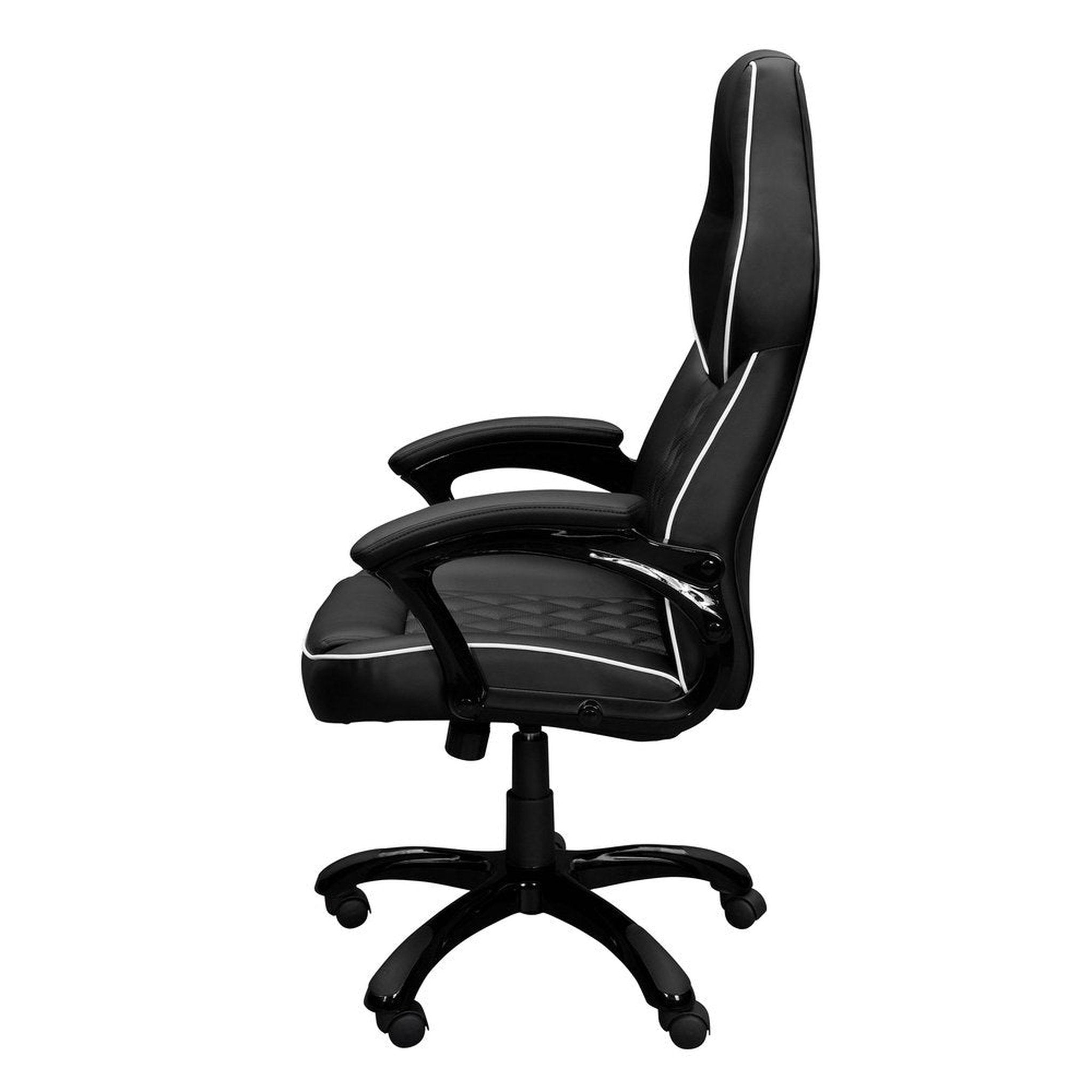 Techni Mobili High Back Executive Sport Race Office Chair, Black Techni Mobili Chairs