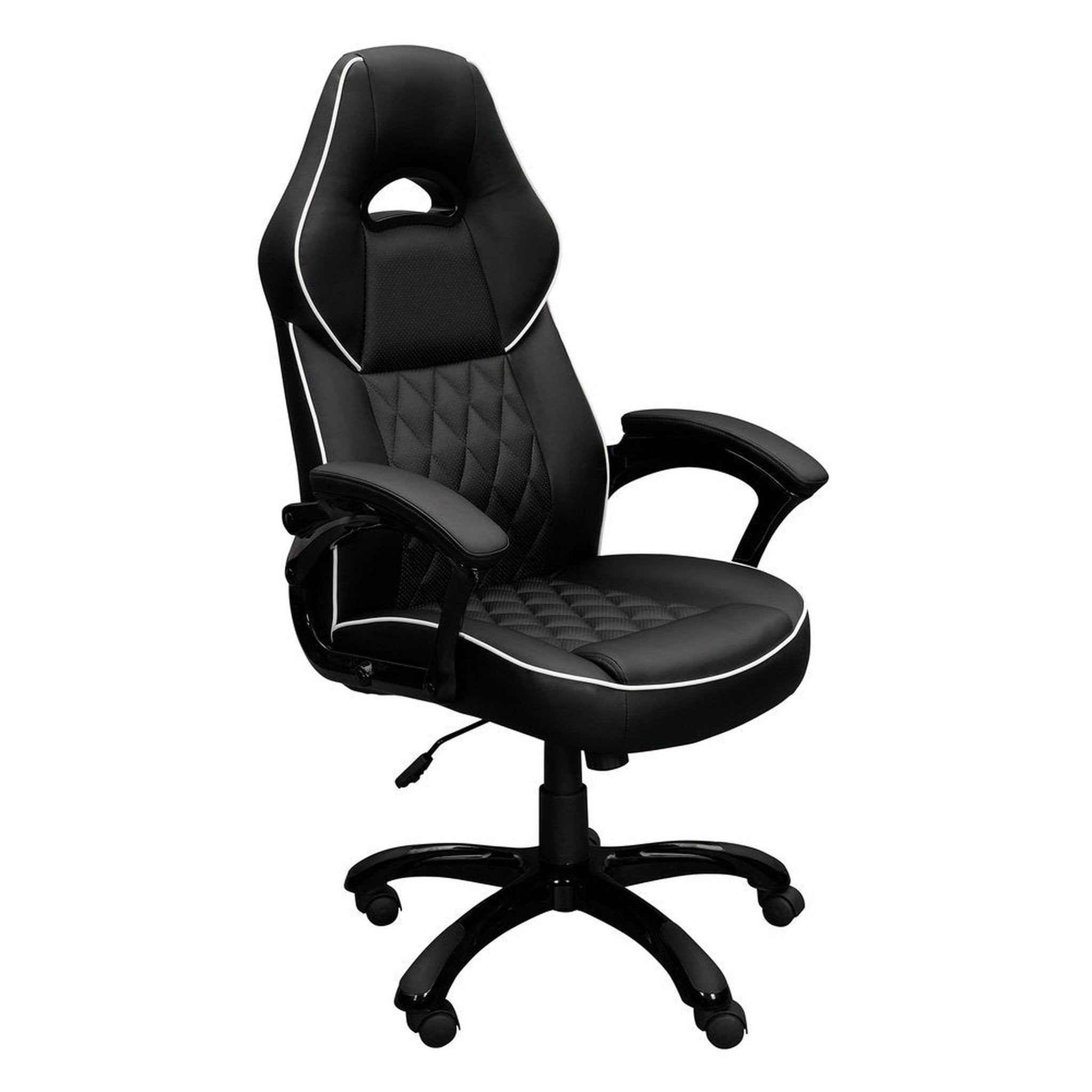 Techni Mobili High Back Executive Sport Race Office Chair, Black Techni Mobili Chairs