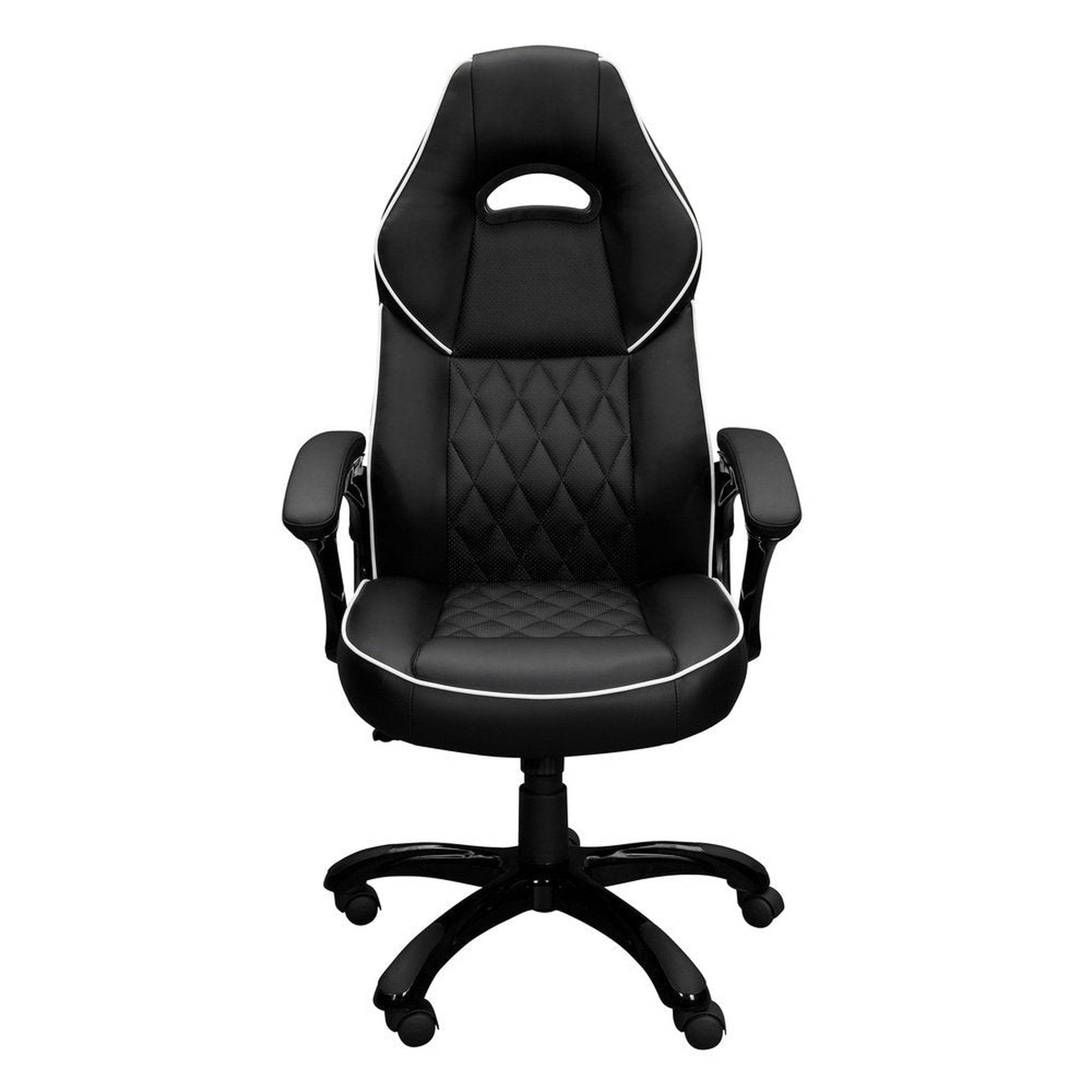 Techni Mobili High Back Executive Sport Race Office Chair, Black Techni Mobili Chairs