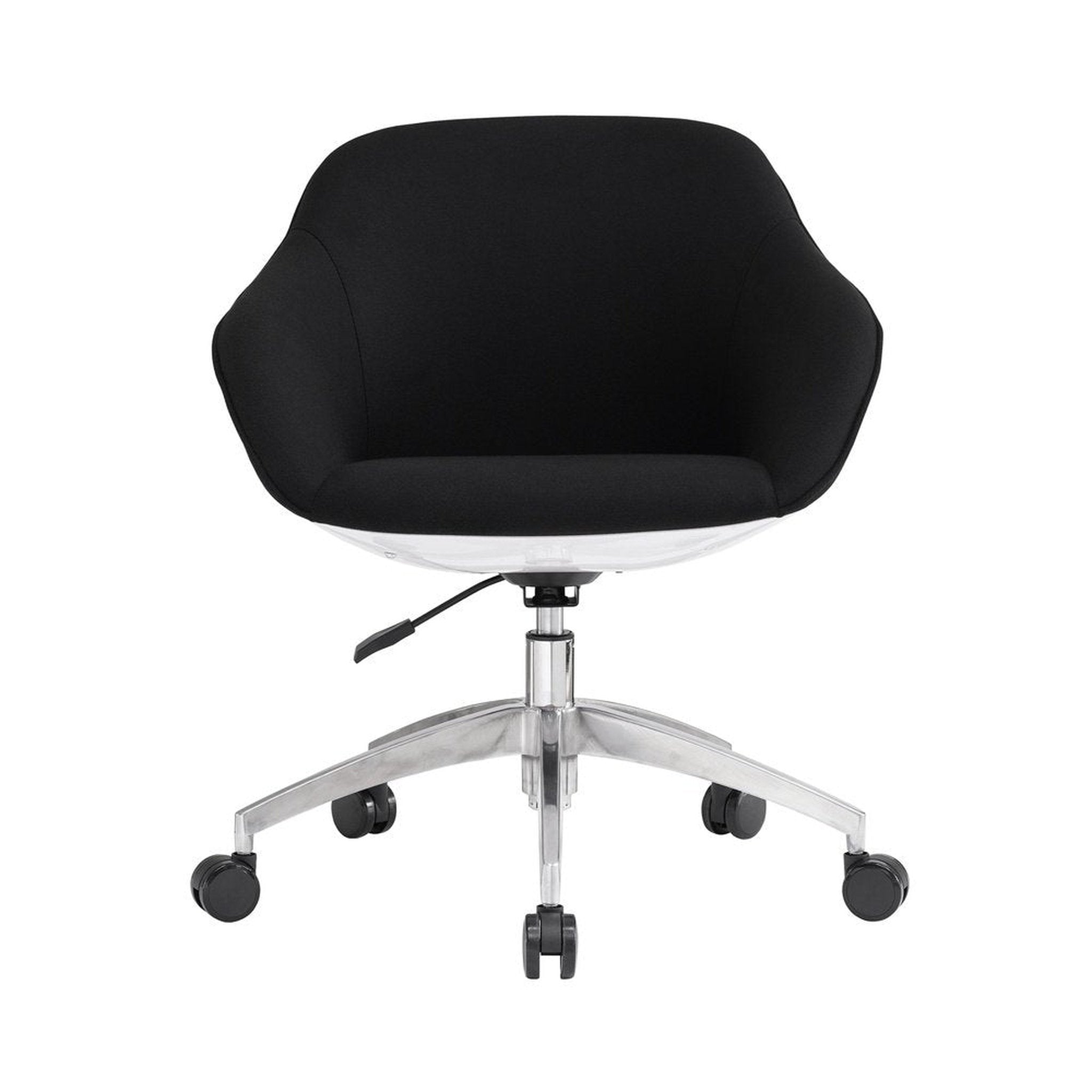 Techni Mobili Home Office Upholstered Task Chair, Black Techni Mobili Chairs