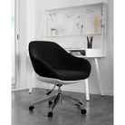 Techni Mobili Home Office Upholstered Task Chair, Black Techni Mobili Chairs