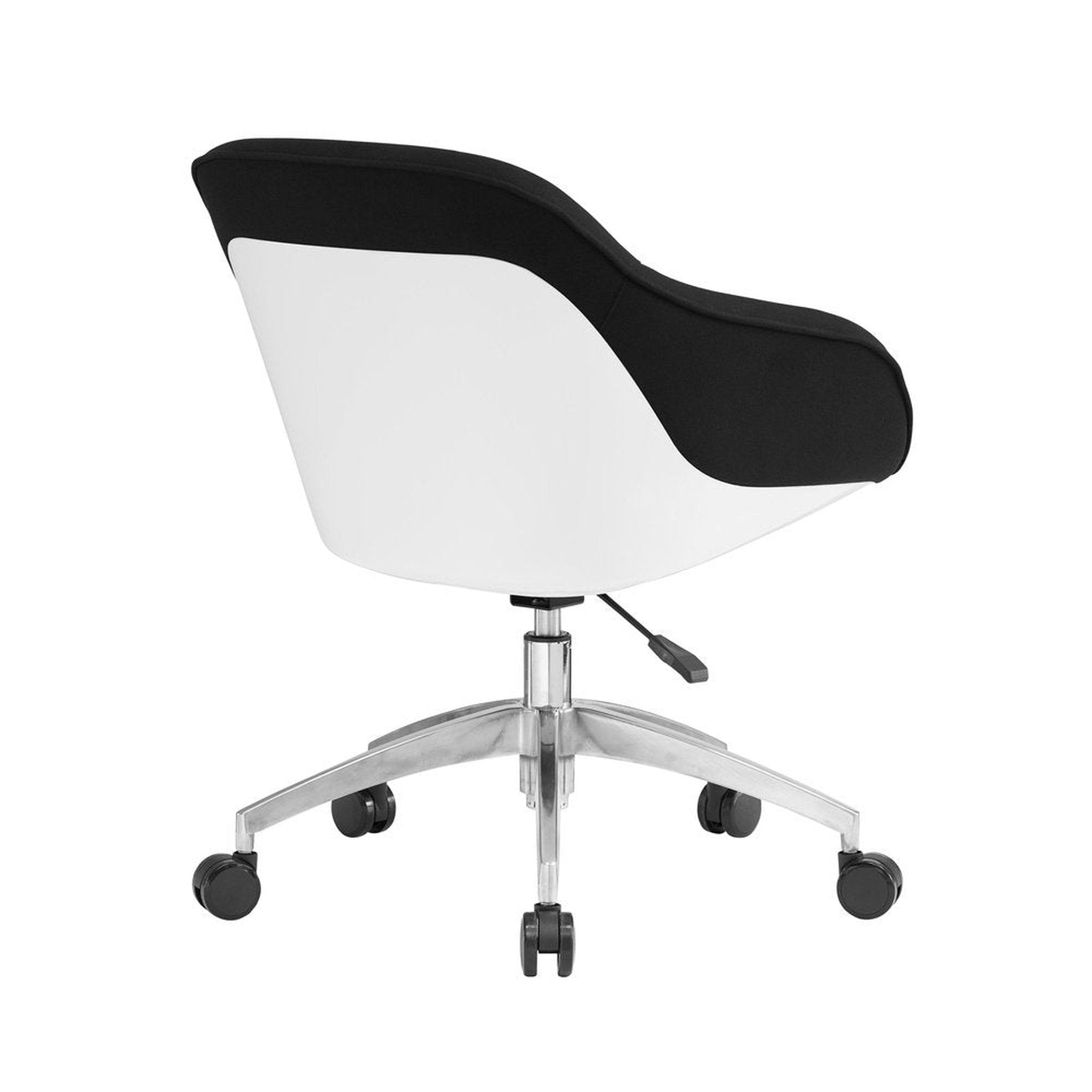 Techni Mobili Home Office Upholstered Task Chair, Black Techni Mobili Chairs