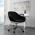 Techni Mobili Home Office Upholstered Task Chair, Black Techni Mobili Chairs