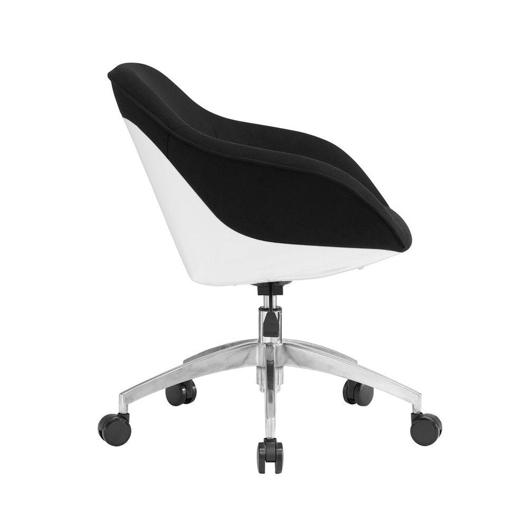 Techni Mobili Home Office Upholstered Task Chair, Black Techni Mobili Chairs