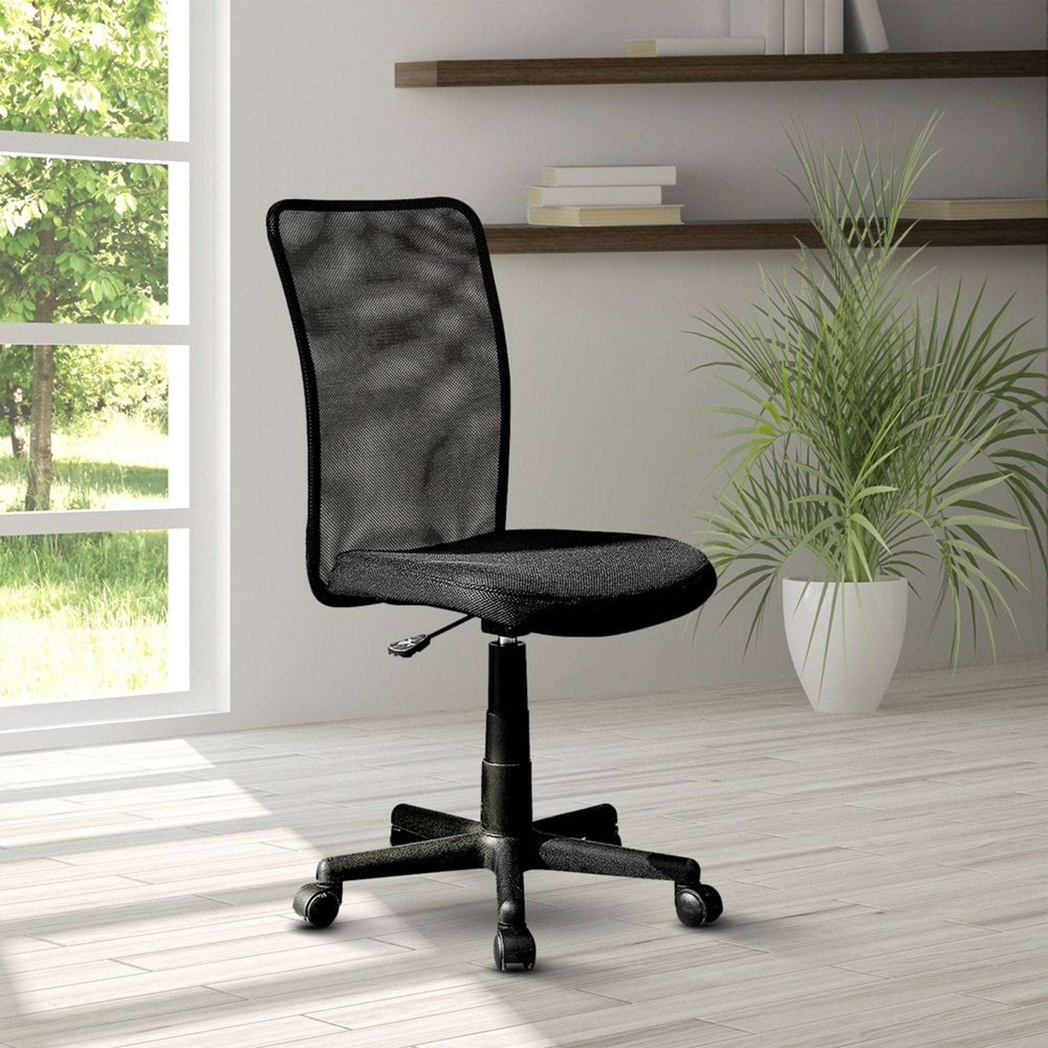 Techni Mobili Mesh Task Office Chair, Black Techni Mobili Chairs