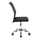 Techni Mobili Modern Armless Task Chair, Black Techni Mobili Chairs