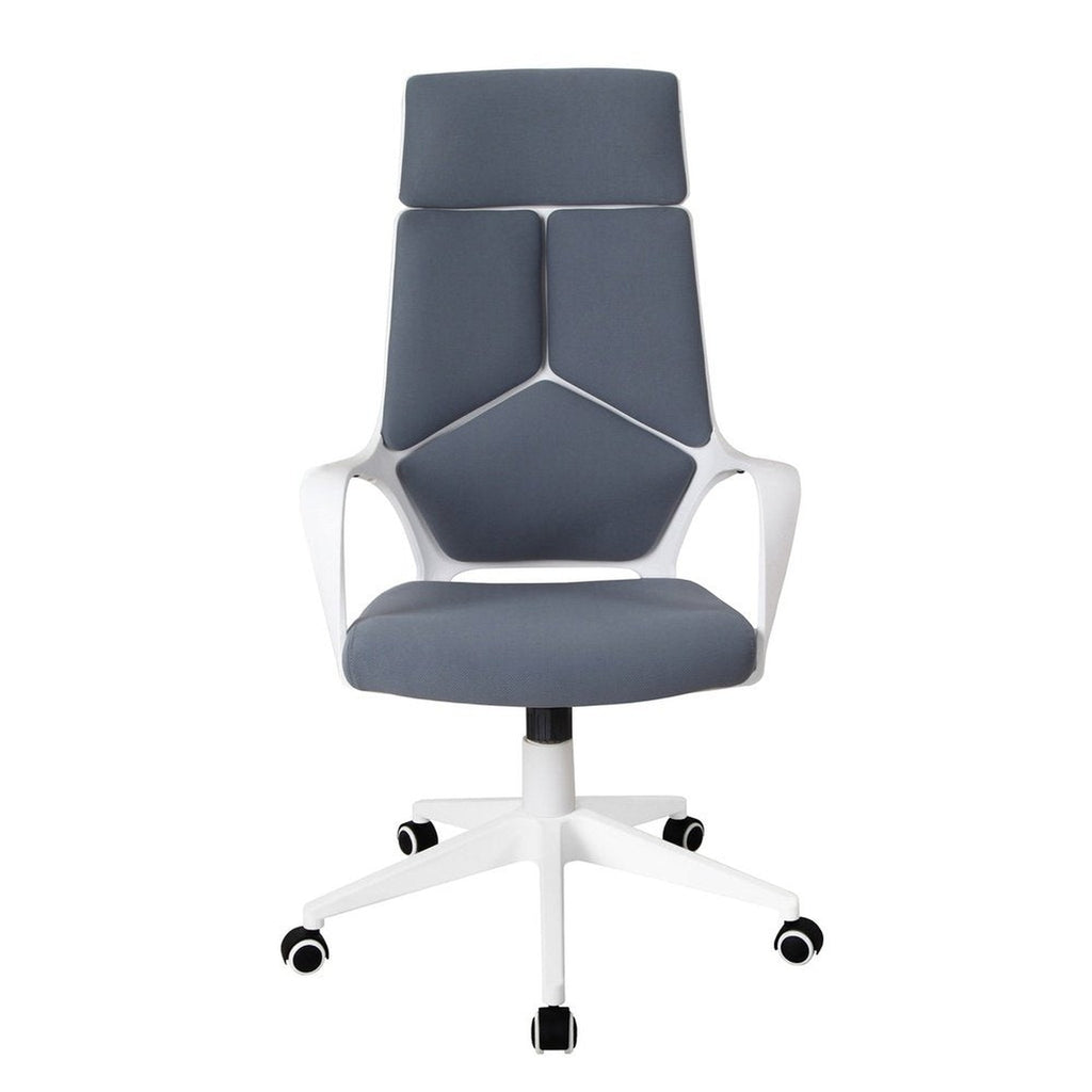 Techni Mobili Modern Studio Office Chair, Grey/White Techni Mobili Chairs