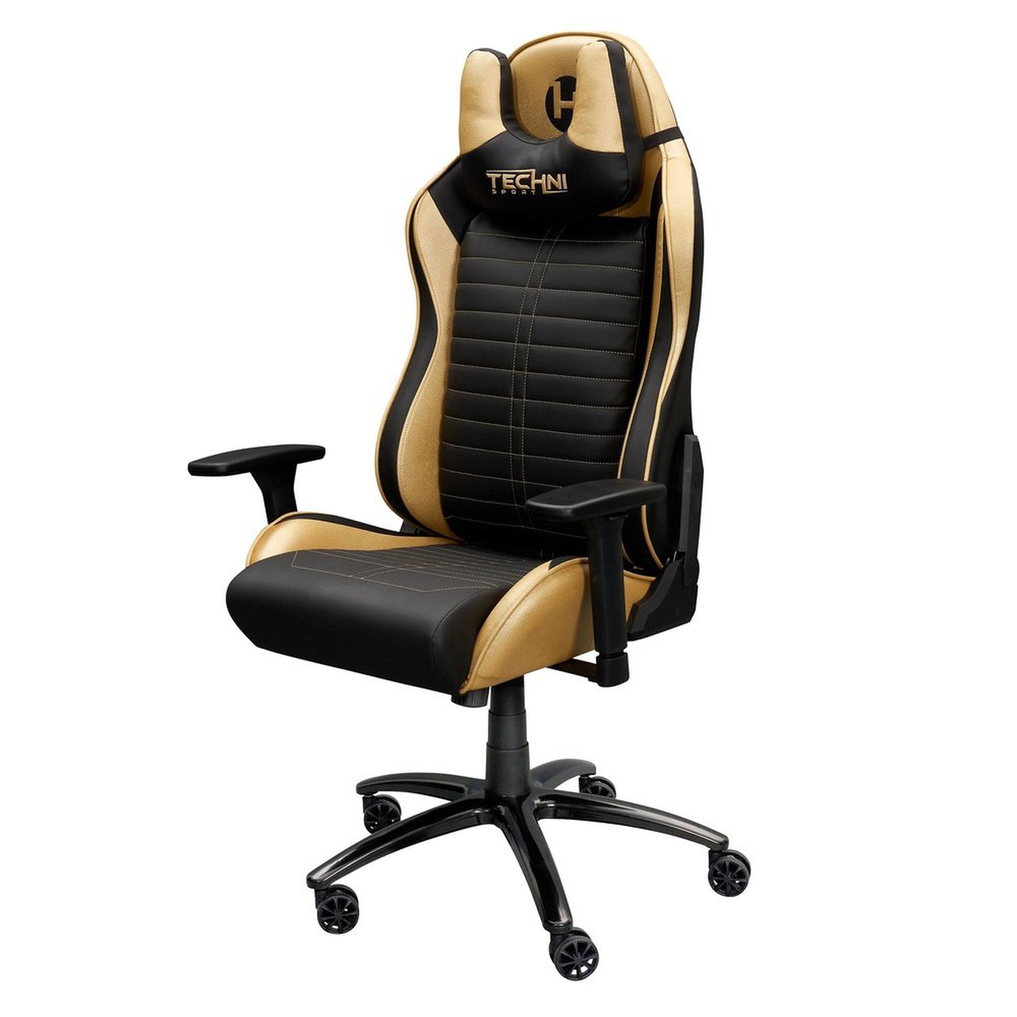 Techni Sport Ergonomic Racing Style Gaming Chair - Golden Techni Sport Gaming Chairs