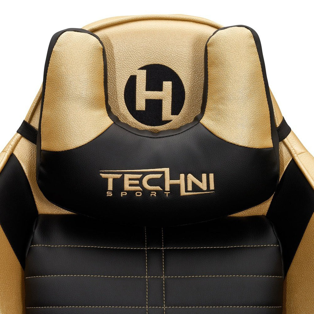 Techni Sport Ergonomic Racing Style Gaming Chair - Golden Techni Sport Gaming Chairs