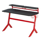 Techni Sport Red Stryker Gaming Desk, Red Techni Sport Gaming Desk