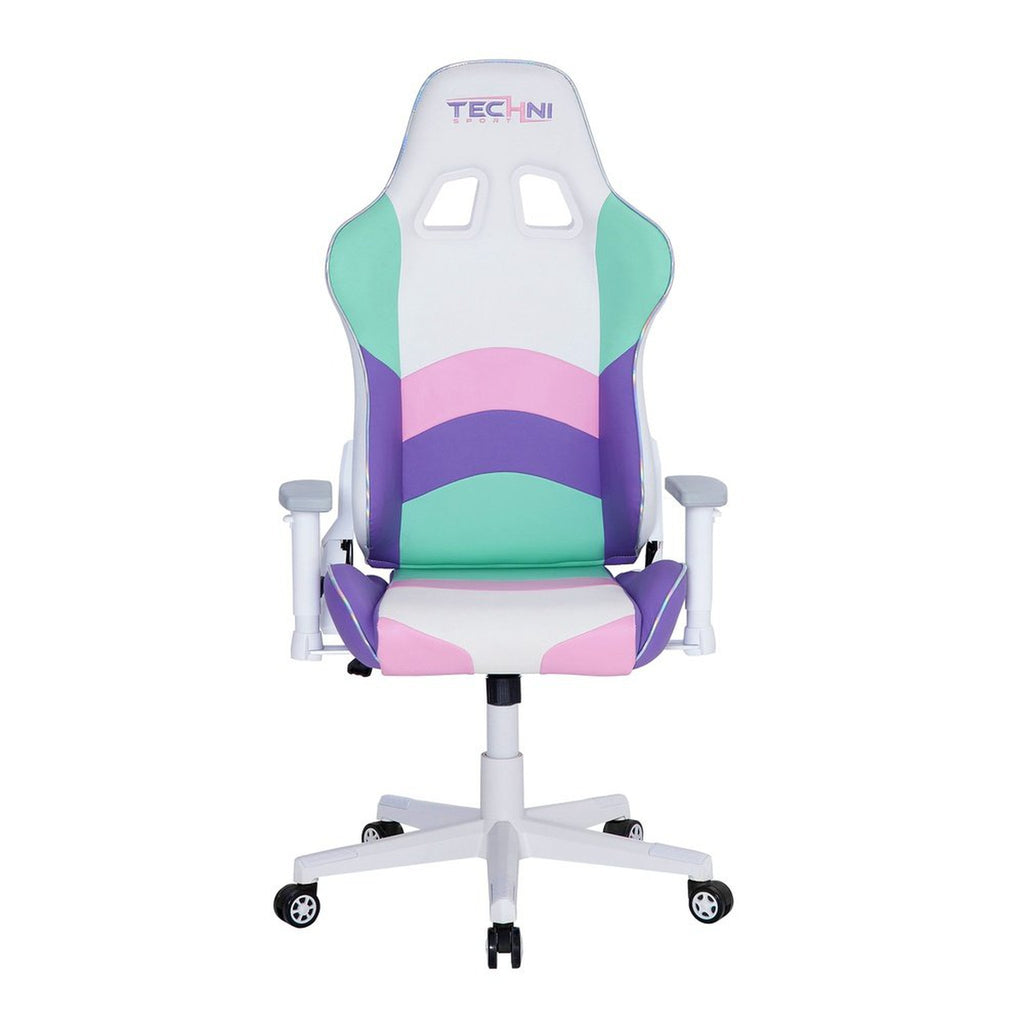 Techni Sport TS-42 Kawaii Gaming Chair Office-PC White Green Pink Purple Techni Sport Gaming Chairs