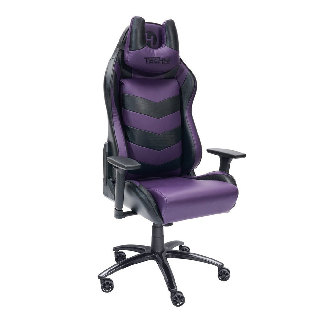 Techni Sport TS-61 Ergonomic High Back Racer Style Video Gaming Chair, Purple/Black Techni Sport Gaming Chairs
