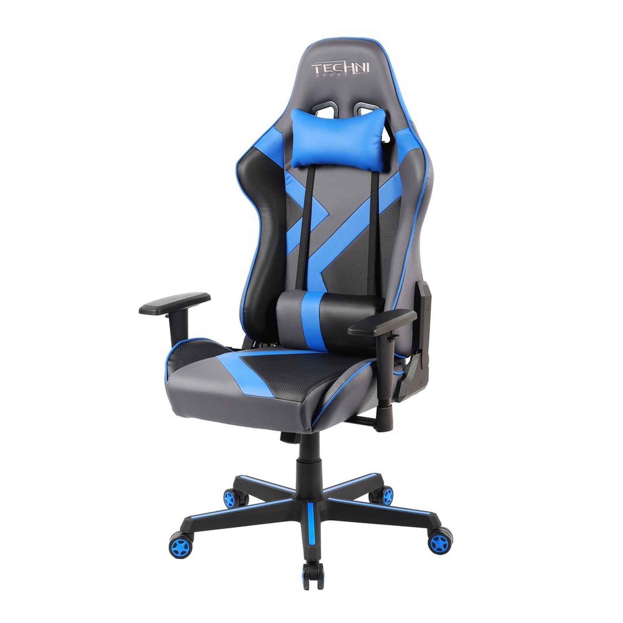 Techni Sport TS-70 Office-PC Gaming Chair, Blue Techni Sport Gaming Chairs