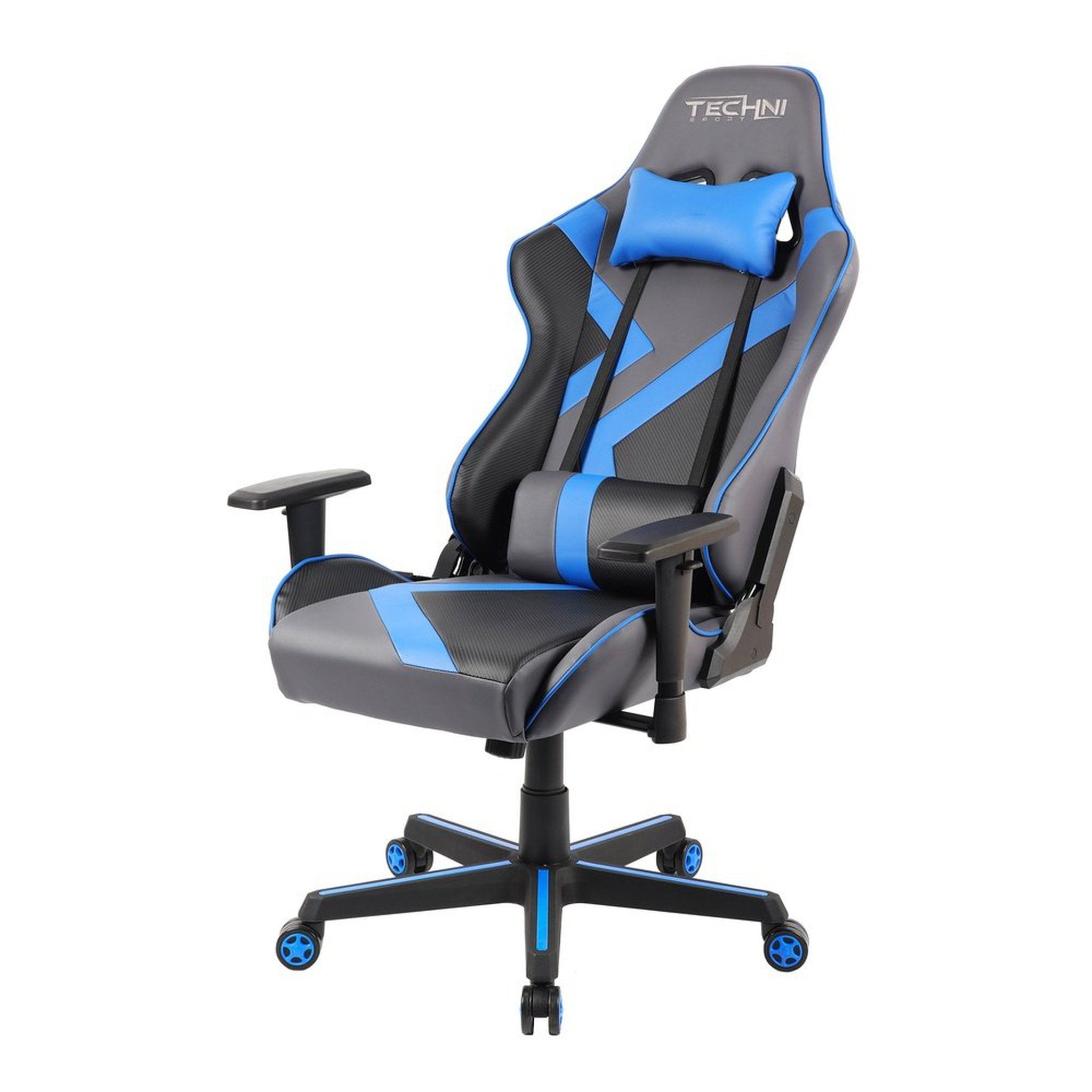 Techni Sport TS-70 Office-PC Gaming Chair, Blue Techni Sport Gaming Chairs