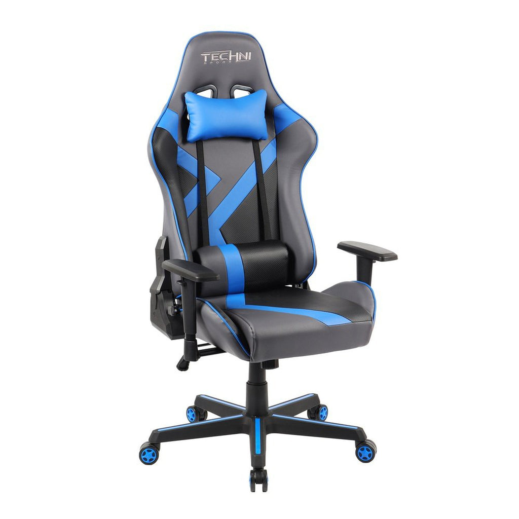 Techni Sport TS-70 Office-PC Gaming Chair, Blue Techni Sport Gaming Chairs
