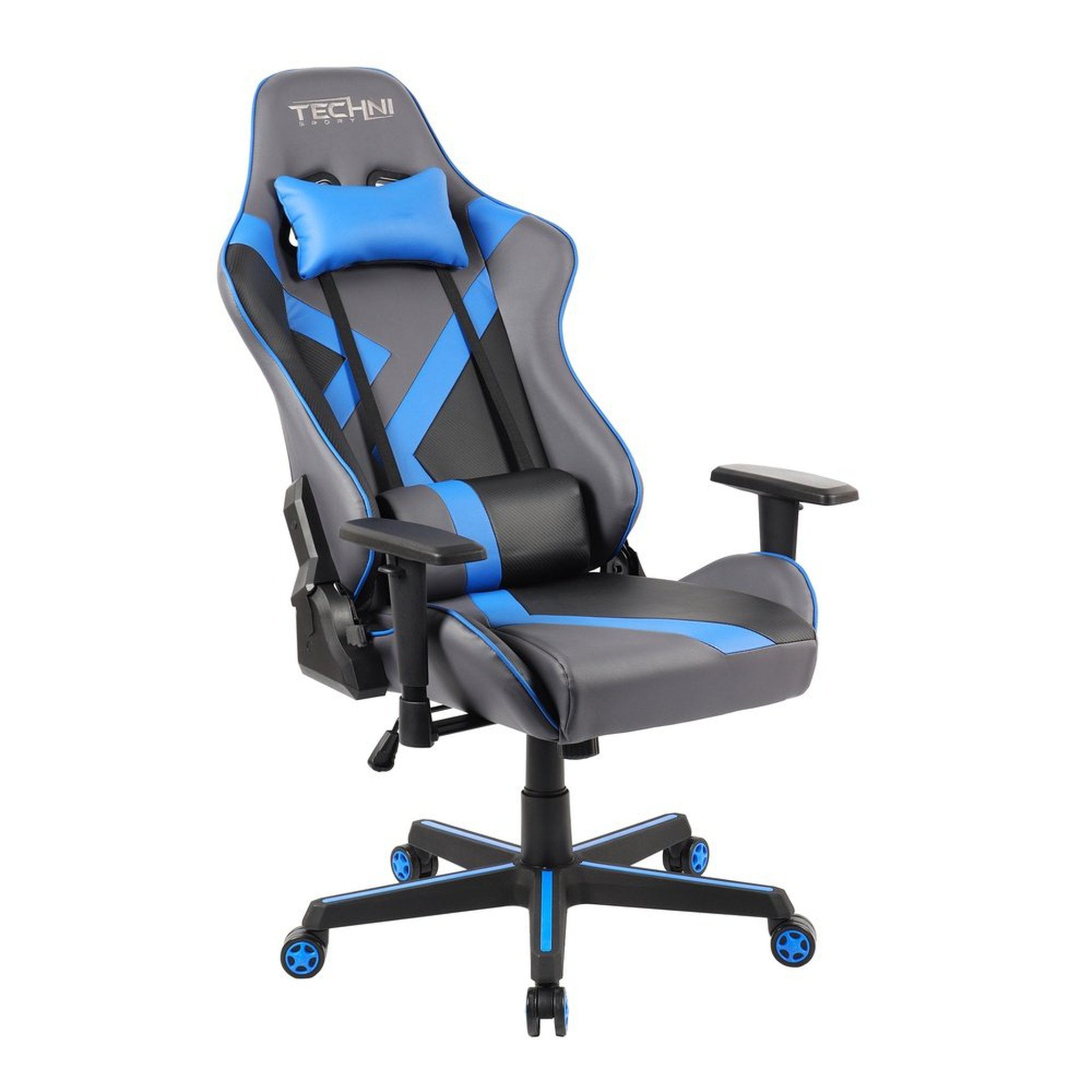 Techni Sport TS-70 Office-PC Gaming Chair, Blue Techni Sport Gaming Chairs