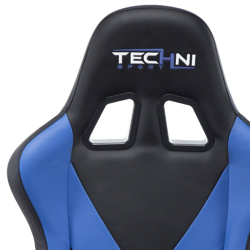 Techni Sport TS-92 Office-PC Gaming Chair, Blue Techni Sport Gaming Chairs