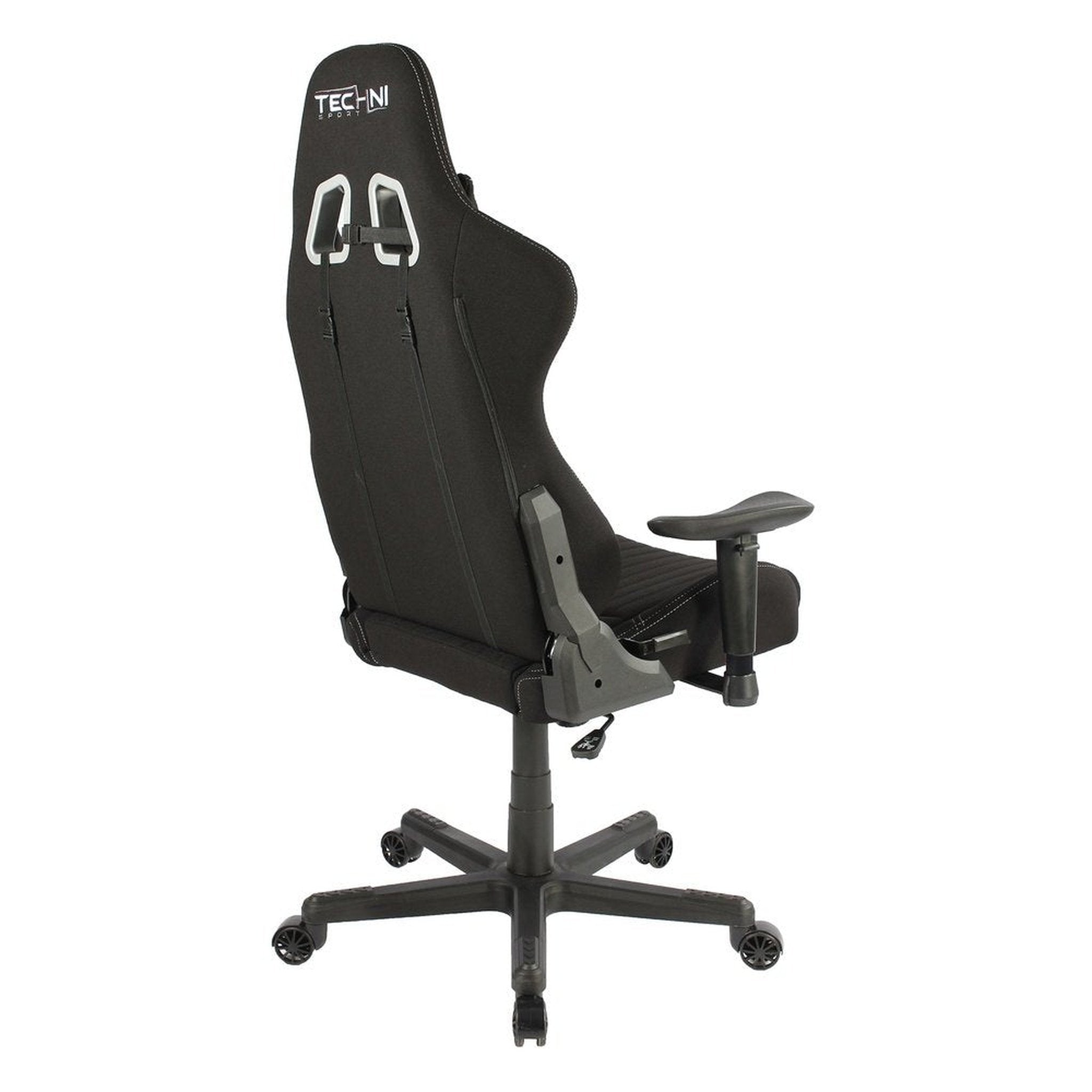 Techni Sport TS-F44 Fabric Ergonomic High Back Racer Style PC Gaming Chair, Black Techni Sport Gaming Chairs