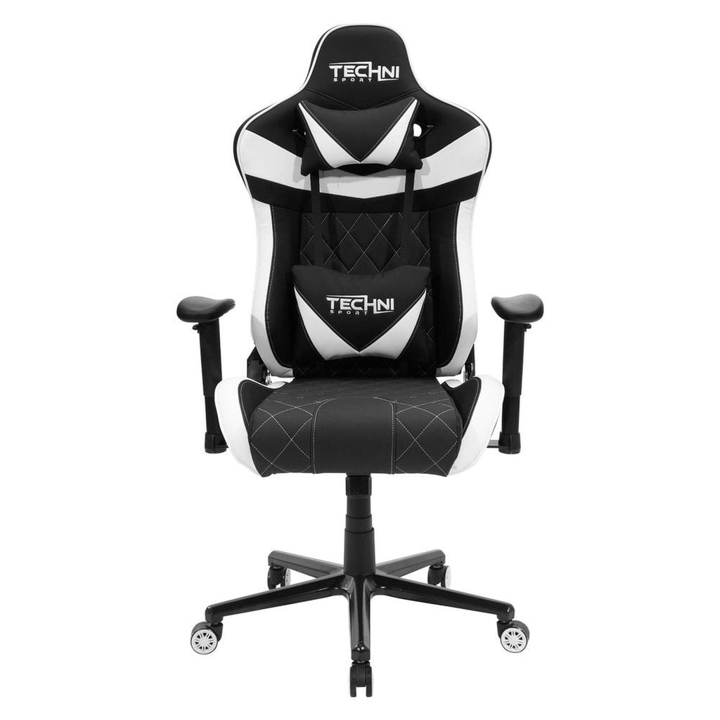 Techni Sport TS-XL1 Ergonomic High Back Racer Style PC Gaming Chair, White Techni Sport Gaming Chairs