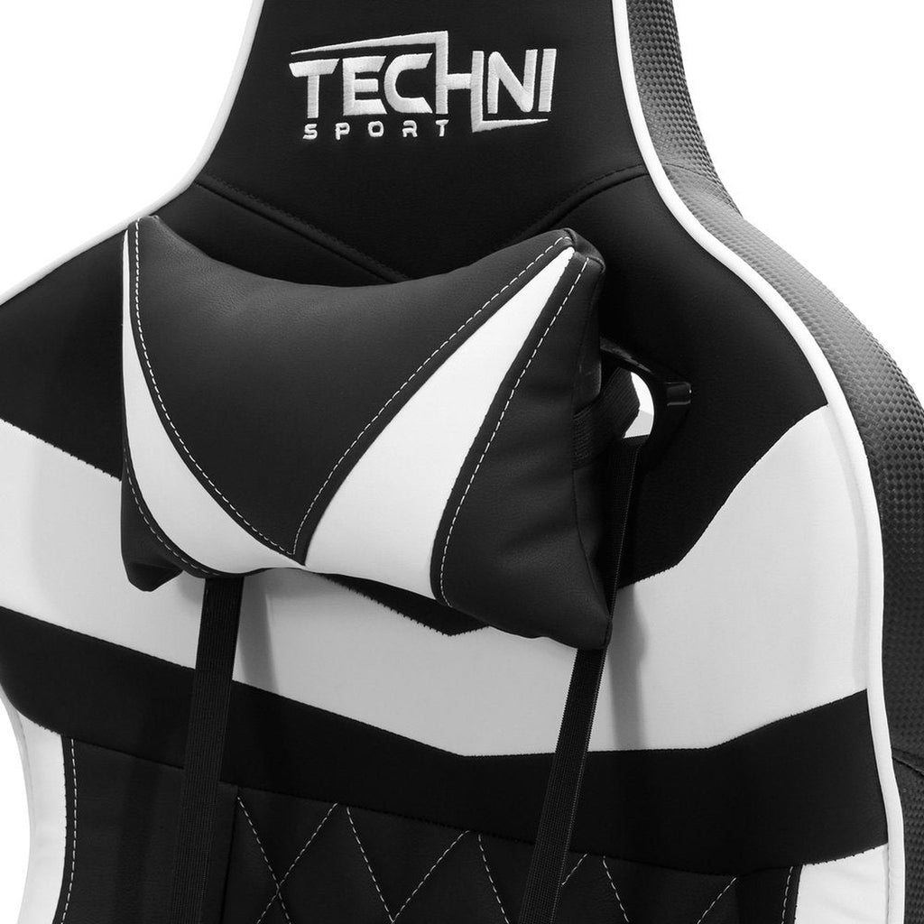 Techni Sport TS-XL1 Ergonomic High Back Racer Style PC Gaming Chair, White Techni Sport Gaming Chairs