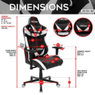 Techni Sport TS-XL1 Ergonomic High Back Racer Style PC Gaming Chair, White Techni Sport Gaming Chairs