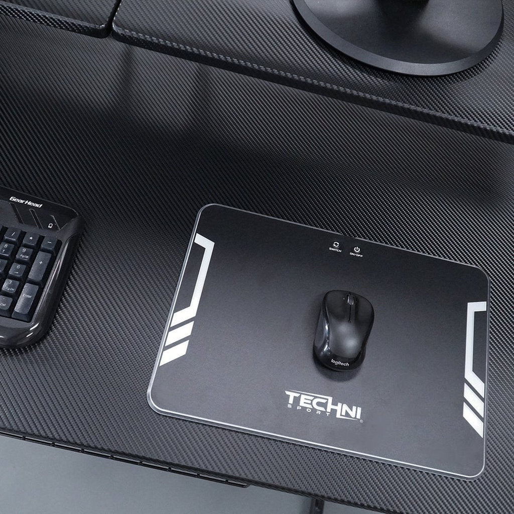 Techni Sport Tron RGB Gaming Mouse Pad Techni Sport Mouse Pads